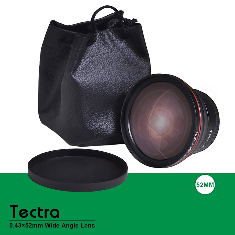 Tectra 52MM 0.43x Professional HD Wide Angle Lens (Macro Portion) for Nikon DSLR D3300 D3200 D3100 D5500 D5300 D5200 D5100 D7100 D7000 Cameras - Image 3